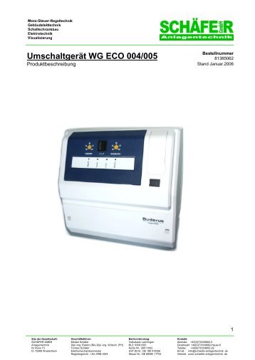 buderus ecomatic 4000 serviceanleitung